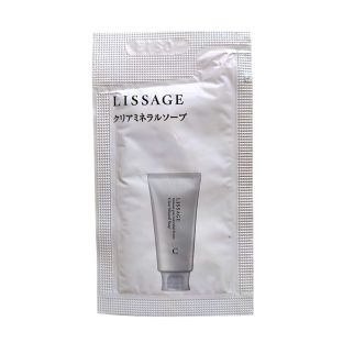 Kanebo Lissage Resage Clear Mineral Soap Очищающее мыло для лица с марокканской глиной, пробник 2 г