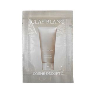 Kose Cosme Decorte Clay Blanc Refining Clay Wash средство для умывания с белой глиной и экстрактами, пробник 1,5 г