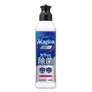 LION Charmy Magica Quick Dry Antibacterial Средство для мытья посуды, аромат розы, 220 мл