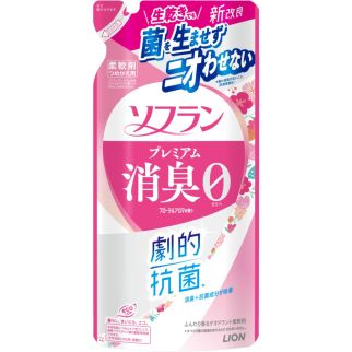 LION Soflan Premium Кондиционер для белья, цветочный аромат, пополнение 380 мл