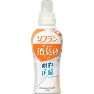 LION Soflan Premium Кондиционер для белья, аромат цветочное мыло, 510 мл