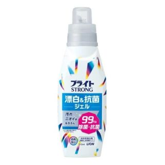 LION Bright Strong Antibacterial Кислородный отбеливатель для цветного белья антибактериальный, мятно-травяной аромат, 510 мл