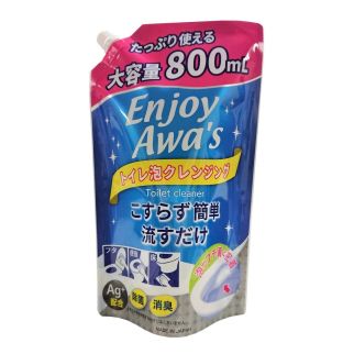 Rocket Soap Пена-спрей для чистки туалета с ионами серебра, пополнение 800 мл