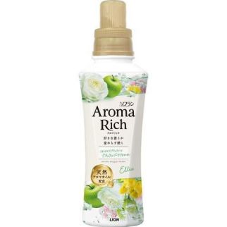 LION Soflan Aroma Rich Ellie Парфюмированный кондиционер для белья, аромат свежего букета, 480 мл