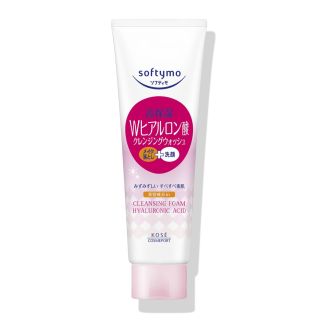 KOSE Softymo Cleansing Wash Очищающее средство для умывания и демакияжа с гиалуроновой кислотой, 190 г