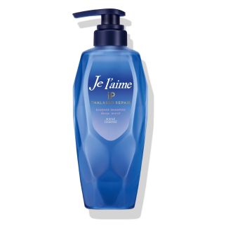 KOSE Je laime iP Thalasso Repair Essence Shampoo Deep Moist Восстанавливающий увлажняющий шампунь, аромат цитрус/цветы, 480 мл