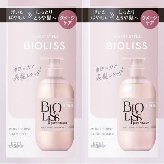 KOSE SS Bioliss Pure Touch Payatoya Shampoo & Hair Conditioner Trial Set Пробный набор шампунь и кондиционер, 10 мл + 10 мл