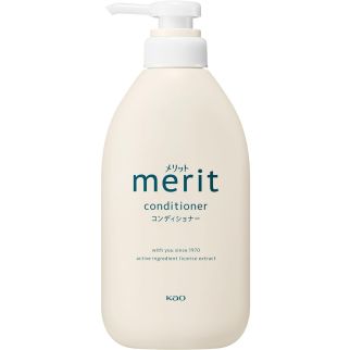 Kao Merit Conditioner Увлажняющий кондиционер для волос от перхоти, с дозатором 450 мл