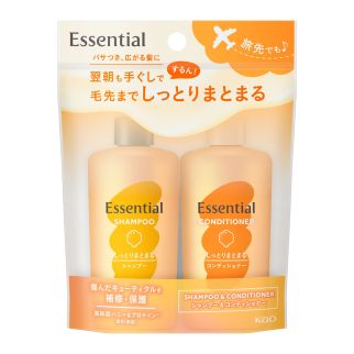 Као Essential Shampoo & Conditioner Moisturizing SR Mini Set Пробный набор шампунь и кондиционер, 45 мл + 45 мл