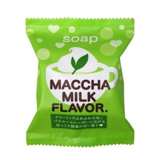 Pelican Matcha Miriku sekken Macca Milk Flavor косметическое мыло с матча и экстрактом молочнокислых бактерий, 80 г