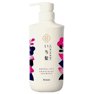Kracie Ichikami Smooth Care Shampoo Шампунь для гладкости волос, с дозатором, 480 мл