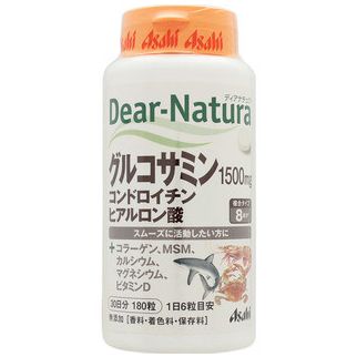 Asahi Dear Natura глюкозамин, хондроитин, гиалуроновая кислота, MSM, Тип Ⅱ коллаген 180 т на 30 дн. До 11/2026