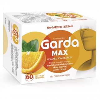Гарда Макс, (Garda Max) таблетки від горла, 60 шт