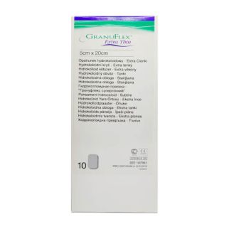 Гідроколоїдний пластир Грануфлекс (Granuflex Extra Thin), 5см*20см, США