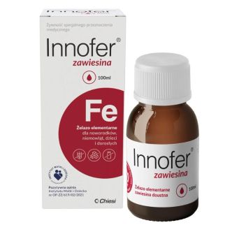 Іннофер – залізо для дітей та дорослих, суспензія, 100 мл
