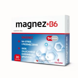 Магне B6 (Magnez + B6), 30 капс., Польща