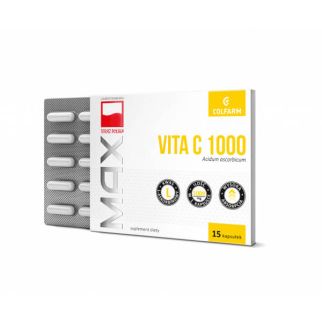 Вітамін C (Vita C 1000), 15 капс., Польща