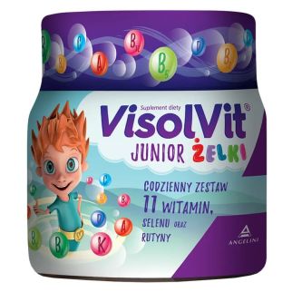 ВісолВіт Юніор (Visolvit Junior) вітаміни та мінерали для дітей від 3 років, желейки 50 шт.